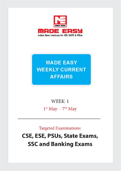 705683611 Engineering Exam Prep: Current Affairs (1st-7th May 2020 ...