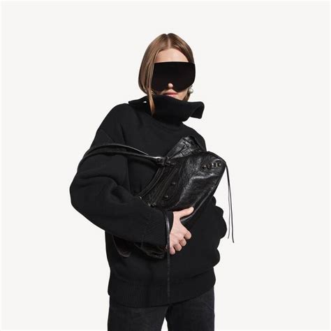 Women's Le City Bag East-west in Black | Balenciaga US