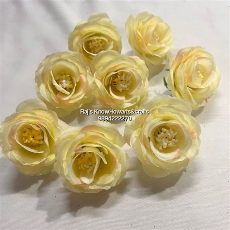 Rose With Pollens light sandal - 10 piece in a Pack – KnowHowArtCraft