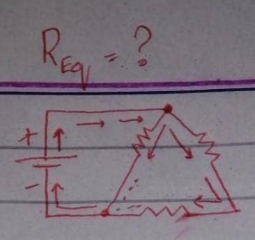 how to find equivalent resistance for this circuit? - Brainly.in