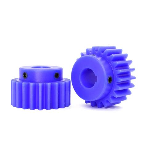 2 Module 30 teeth Hole 12mm Blue Spur Nylon Gear