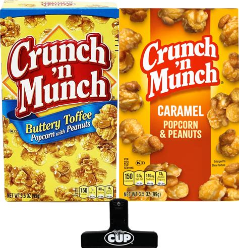 Amazon.com: CRUNCH 'N MUNCH Caramel Popcorn with Peanuts, 3.5 oz. (Pack ...