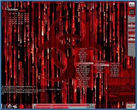 Red Matrix Code Screensaver 的图像结果