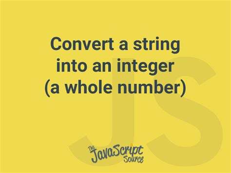 Image result for Convert Integer to String in JavaScript