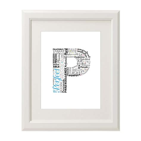 Positive Words Start With Letter P - Alphabet P, Monogram Letter ...