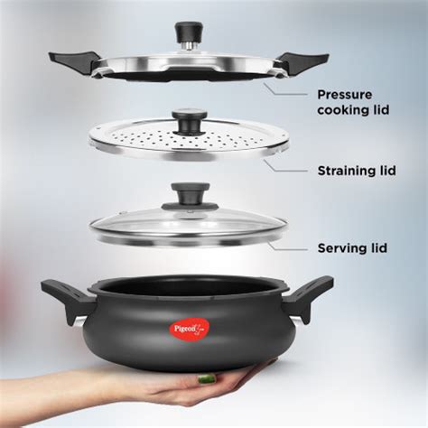 Pigeon by Stovekraft Super Cooker and 3 L Outer Lid Induction Bottom ...