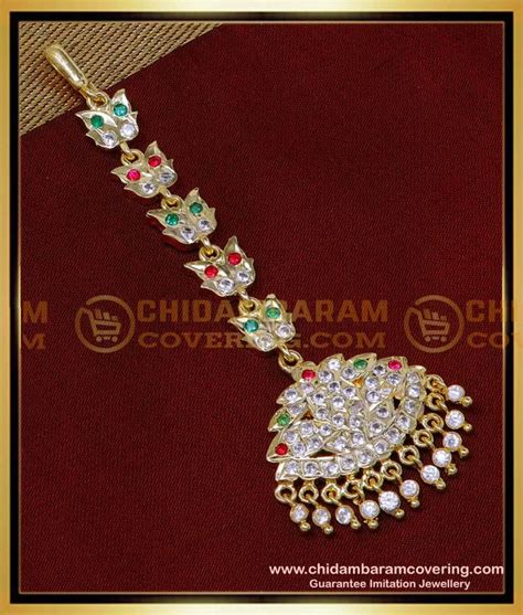 Buy Wedding Maang Tikka Designs Stone Matha Patti for Bride