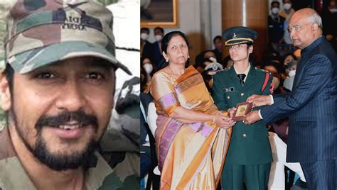 2019 Pulwama Counter Op Martyr Maj Vibhuti Gets Shaurya; Wife Lt ...
