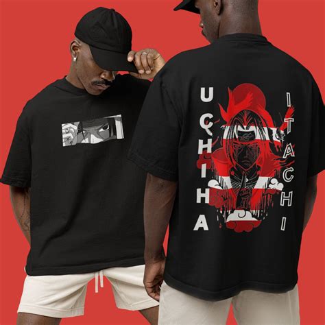 UCHIHA-ITACHI Oversized Tee – ANIME ADDA