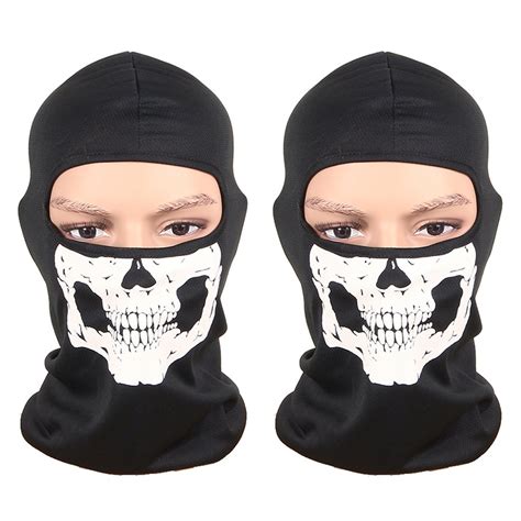 Buy Crazy-Store 2pcs New Head Face Mask Skull Balaclava Head Mask Gator ...