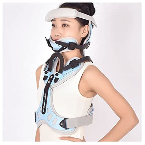 Buy SHIJIANX Cervical Thoracic Orthosis, Adjustable Head Neck Chest ...