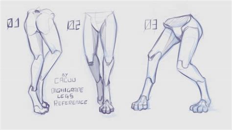 Image result for Digitigrade Sewing Pattern Paper Template