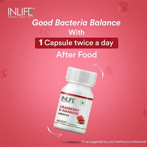 Buy Cranberry And D-Mannose Hibiscus Urinary Tract Health Supplement