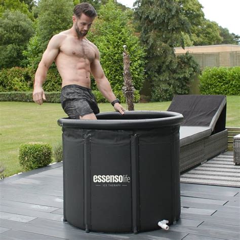 Buy essensolife -Ice Bath Tub for Athletes with Lid: 320 Litre Cold ...