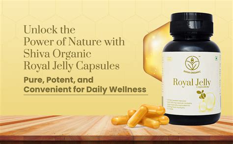 Shiva Organic Royal Jelly Powder 10g - Freeze Dry 10-HDA:6% I Immune ...