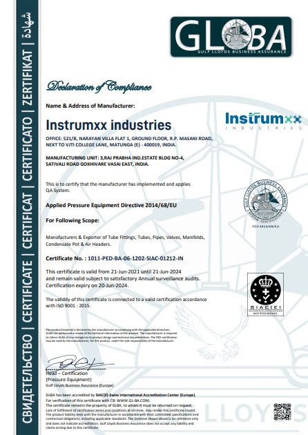 Instrumentation Tube Fittings | Air Header | Condensate Pot