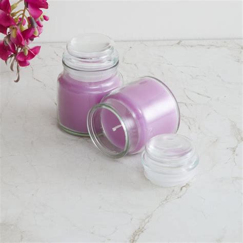 Buy Colour Connect Set of 2 Lavender Scented Jar Candles from Home ...