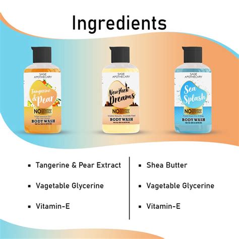Body Washes (Pack of 3X300ml) – Sage Apothecary