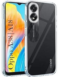 Jkobi Back Cover for Oppo A38 | Oppo A18 (Silicone Clear Shockproof ...