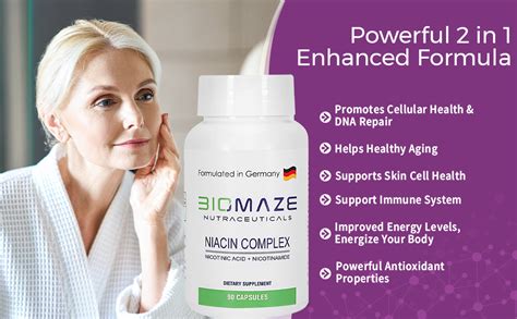 Biomaze Nutraceuticals Vitamin B3 Niacin, Nicotinic Acid And ...