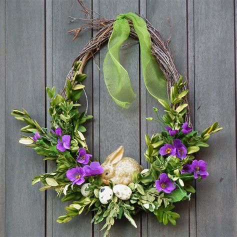 Make Your House Easter Ready With DIY Easter Wreaths - Architectures Ideas
