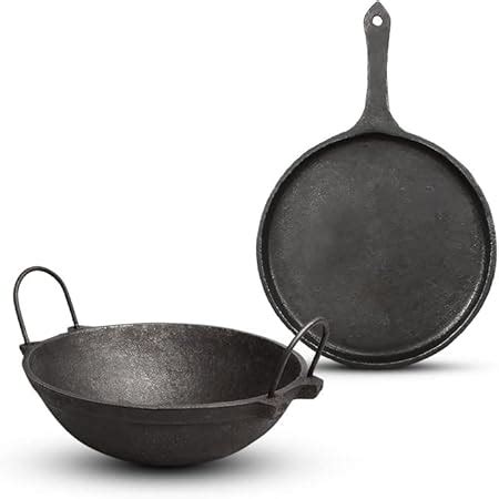 Buy The Indus Valley cast iron cookware Natural Pre Seasoned Cast Iron ...