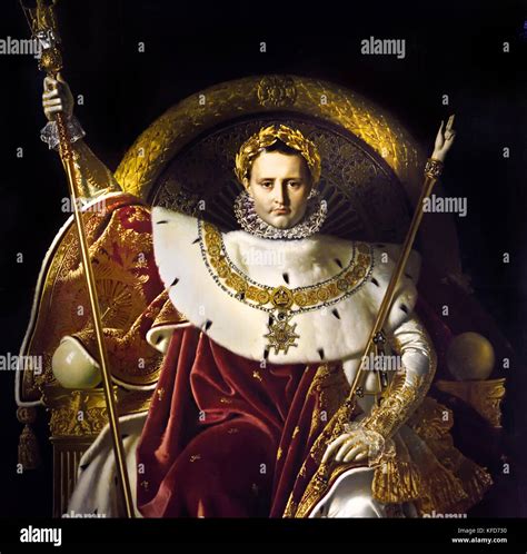 Napoleon Bonaparte I On His Imperial Throne