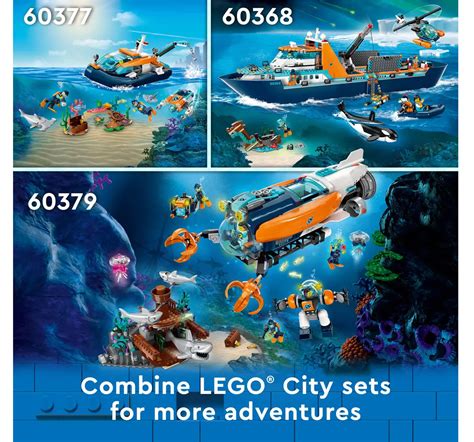 Lego City DeepSea Explorer Submarine 60379 Building Toy Set Multicolour ...