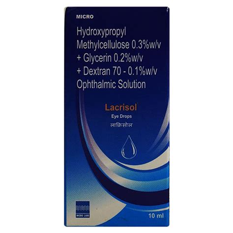 Lacrisol Eye Drops | Uses, Side Effects, Price | Apollo Pharmacy