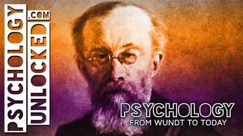 The History of Psychology – From Wundt to Today – Psychology Unlocked