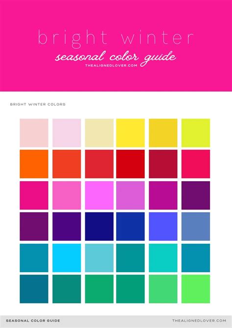Image result for Bright Winter Color Analysis Examples