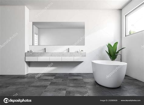 Bathroom Black Floor White Walls – Flooring Ideas