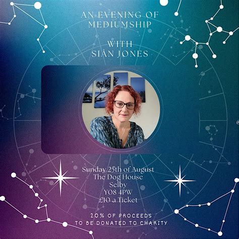 An Evening of Mediumship with Sian Jones, The Doghouse Craft Beer Bar ...