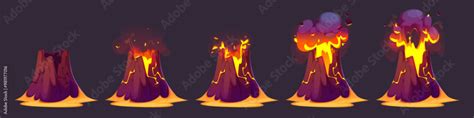 Image result for Animation of Exploding Volcano