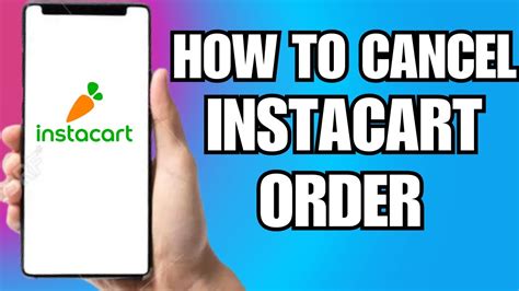 How To Cancel Instacart Order As A Shopper - YouTube