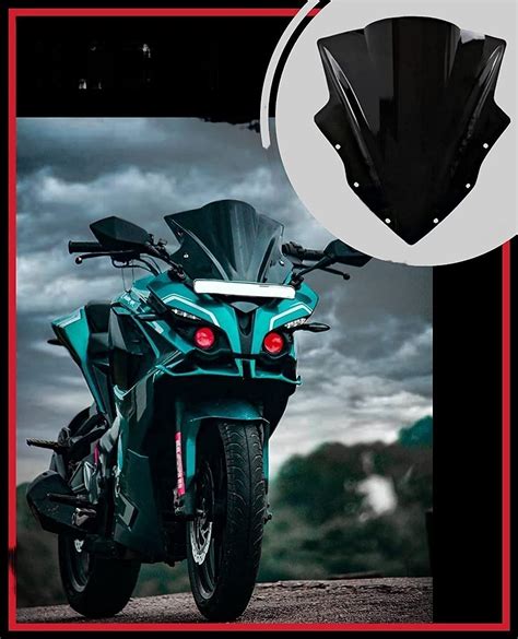 FK Racing Windscreen Windshield Touring Bolt Visor for Pulsar RS-200 ...