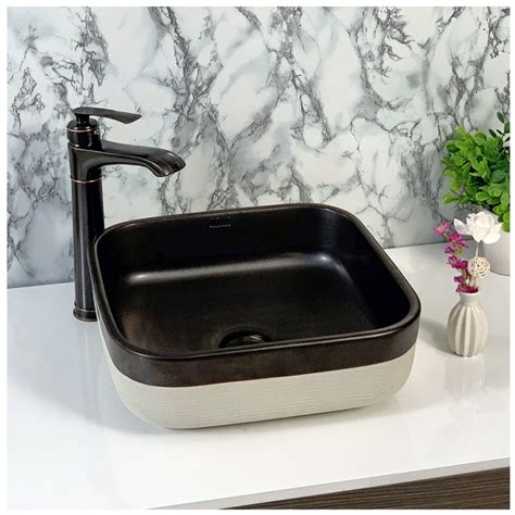 Toyo 351 Black & White (Antique) Wash Basin — Saini World