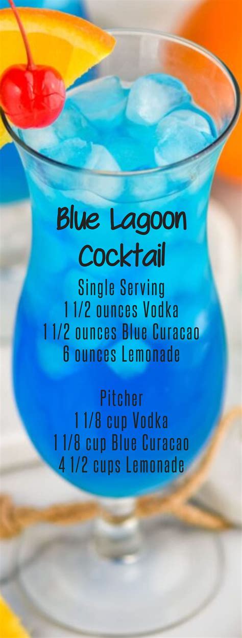 Blue Lagoon Cocktail | Recipe | Drinks alcohol recipes, Alcohol drink ...