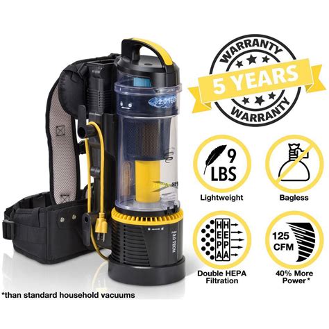 Buy 2.0 Commercial Bagless Backpack Vacuum with Power Nozzle Kit Online ...