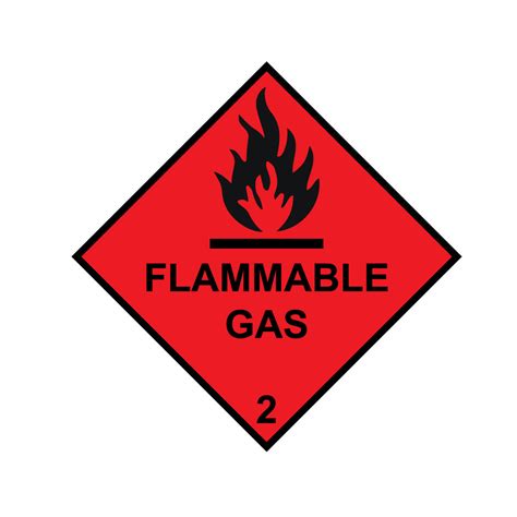 Vinyl Flammable Gas 2 Label Sticker Decal (Copy) – Mega Sticker Store