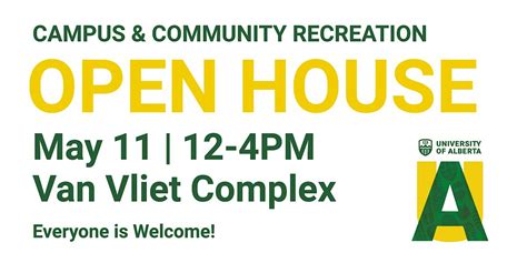 U of As Campus & Community Recreation Open House, Van Vliet Centre ...