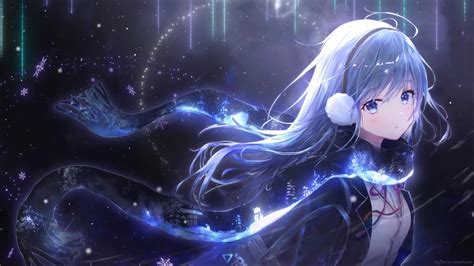 Winter Anime Girl Wallpaper