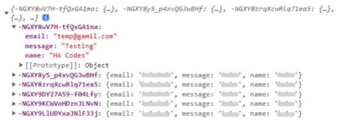 Firebase Database in JavaScript 的图像结果