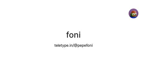 foni — Teletype