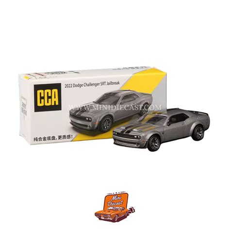CCA – 2022 Dodge Challenger SRT Jailbreak (Grey) – Mini Diecast
