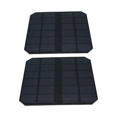 2Pcs Mini Solar Panels for Solar Power, 6V 500mA Mini Solar Panel Kit ...
