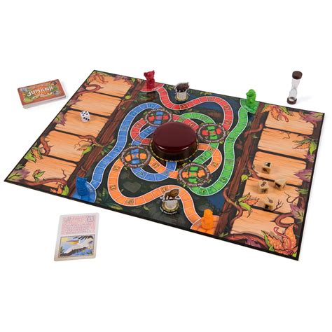 Spin Master Games Jumanji Wooden Box Adventure Board Game for Kids and ...