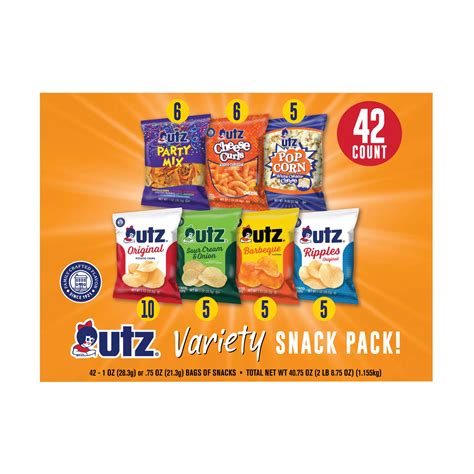 Utz Jumbo Snack Pack 42-Count Family Favorites | BJ's Wholesale Club