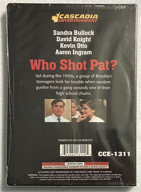 Who+Shot+Pat%3F+DVD+1989+Sandra+Bullock+David+Edwin+Knight+NYC ...