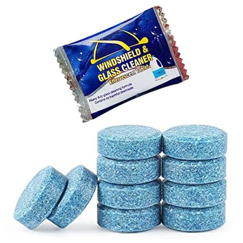 HENIJ® Glass and Window Clean Tablets for Cars and Home, Car Windshield ...